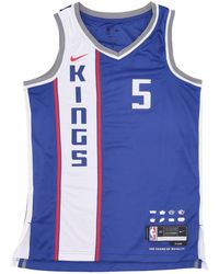 Nike - Basketball Tank Top Nba City Edition 2023/24 Dri-Fit Swingman Jersey No 5 De'Aaron Fox Sackin - Lyst