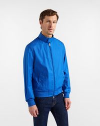 Harmont & Blaine - Jas Effect Papier Touch Blauw - Lyst