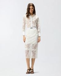 Pinko - Harmonie Rok Kant Rebrode Ss26 - Lyst