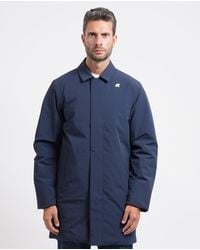 K-Way - Blauwe Jassen - Lyst