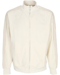 Arte' - Herren High Collar Braid Strip Jacke Creme - Lyst