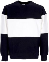 Nike - Club Plus Colorblock Crewneck Sudadera Ligera Con Cuello Redondo Para Hombre Negro/Blanco - Lyst