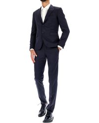 Brian Dales - Slim Fit Anzug Aus Wollmischung Fur Herren Ga86-Jk4800 Blau - Lyst