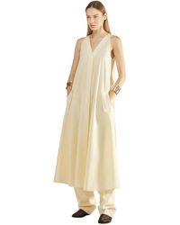 Liviana Conti - Frauen Kleid Mit Taschen - Lyst