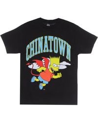 Market - Devil Arc Tee X Les Simpsons T-Shirt Homme Noir - Lyst