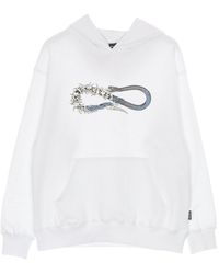 Propaganda - Lichtgewicht Hoodie Skullsnake-Logo Herenhoodie Wit - Lyst