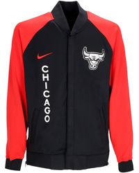 Nike - Sweat-Shirt Universitaire Pour Hommes Nba City Edition Showtime Dri-Fit Veste Entierement Zippee Chibul Noir - Lyst