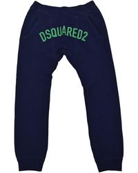 DSquared² - 2 Pantalon De Chandal Azul Para Hombre Algodon Estampado Mod. S74Kb0177S25030477 - Lyst