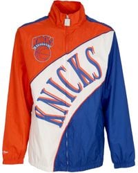 Mitchell &amp; Ness - Herenwindjack Nba Arched Retro Lined Windjack Neykni Multi/Wit - Lyst