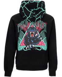 Propaganda - Lightweight Hooded Sweatshirt Triangle Panther Hoodie - Lyst