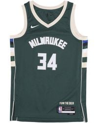 Nike - Herren-Basketball-Tanktop Nba Icon Edition 22 Dri-Fit Swingman-Trikot Nr. 34 Giannis Antetokounmpo Milbuc - Lyst