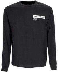 Primitive Skateboarding - Tactics/S Tee X Call Of Duty Camiseta Negra De Manga Larga Para Hombre - Lyst