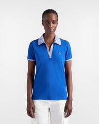 Harmont & Blaine - Paal Met Gestreepte Details Sorbet Vrouw Blauw - Lyst