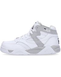 Fila - Zapatillas De Baloncesto Hombre M-Squad Mid Blanco/Gris Violeta - Lyst
