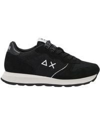 Sun 68 - Ally Glitter Textile Sneakers - Lyst