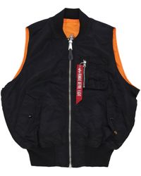 Alpha Industries - Ma-1 Vest Zwart - Lyst