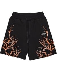 Phobia - Pantalones Cortos De Chandal Para Hombre Lightning Shorts Negro/Naranja - Lyst