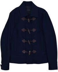 DSquared² - 2 Blauer Herren-Wollmantel Mod. S74Am0395S41788524 - Lyst