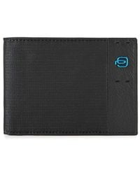 Piquadro - Wallets Pu257P16-Chevn Negro - Lyst