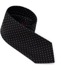 Jil Sander - 7 Cm De Corbata En Seda Regimental - Lyst