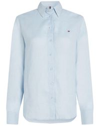 Tommy Hilfiger - Camicia Ess Linen Relaxed Shirt - Lyst