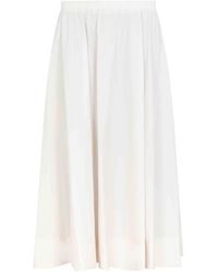 Akep - Falda De Rueda Larga Para Mujer Con Cintura Elastica - Lyst
