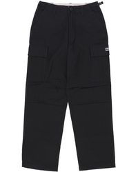 Obey - Big Timer Cargo Pant Digital Zwarte Lange Herenbroek - Lyst