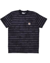 Carhartt - Scotty Chromo Pocket Tee T-Shirt Homme Noir Chromo - Lyst