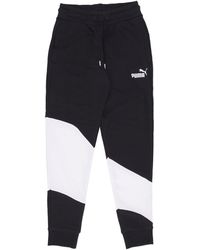 PUMA - Power Cat Sweatpants Pantalones De Chandal Ligeros Negros Para Hombre - Lyst