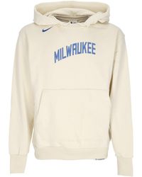 Nike - Lichtgewicht Herenhoodie Nba City Edition 2023/24 Standard Issue Hoodie Milbuc - Lyst