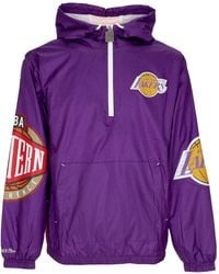 Mitchell &amp; Ness - Abnehmbarer Herren-Windbreaker Nba Team Og 2.0 Anorak Windjacke Loslak Original Team-Farben - Lyst