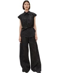 MEIMEIJ - Chemise Femme Demi-Filet - Lyst