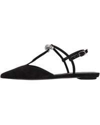 Stuart Weitzman - Lage Schoenen Zwart - Lyst
