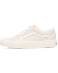 Vans - Old Skool Pig Suede Low Shoe Blanc De Blanc - Lyst