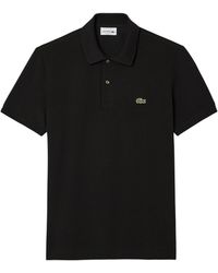 Lacoste - T-Shirts En Polo Zwart - Lyst