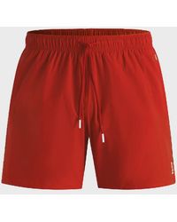 BOSS - Badpak Rood - Lyst