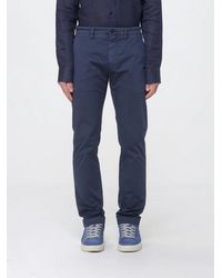 Siviglia - Pantalon Bleu Homme Chino - Lyst