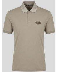EA7 - Polo Technischen Stoff Mann - Lyst