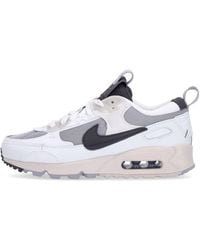 Nike - Wmns Air Max 90 Futura Wolf Grijs/Medium Ash/Top Wit Lage Damesschoen - Lyst