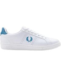 Fred Perry - Baskets Blanches - Lyst