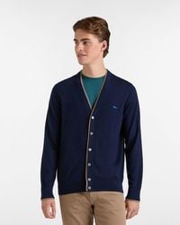 Harmont & Blaine - Cardigan Mann Blau - Lyst