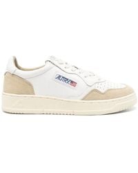 Autry - Medaillee Femme Sneakers Blanc--Argent - Lyst