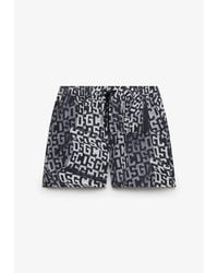 Gcds - Costum Essentiales Monogramm Swimshorts - Lyst
