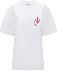 JW Anderson - T-Shirt Und Poloshirt Weib - Lyst