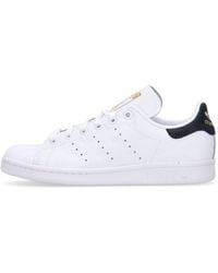 adidas - Stan Smith W Cloud Wit/Core Zwart/Goud Metallic Lage Damesschoen - Lyst