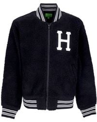 Huf - Sherpa Varsity Jacket - Lyst