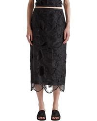 MEIMEIJ - Vrouwenrok Met Organza Laag - Lyst