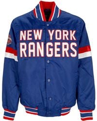 Starter - Bomberjack Nhl Thuiswedstrijd Satijnen Jack Neyran Originele Teamkleuren - Lyst