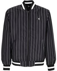 Staple - Bomber Jacket Pinstripe Baseball Jacket - Lyst