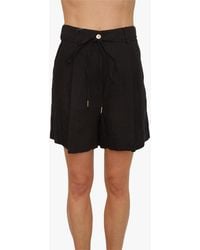 Marella - Linen Shorts - Lyst